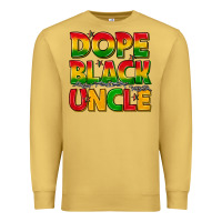 Antique Gold dope black uncle with stars Premium Sweatshirt - texasbilliewilder