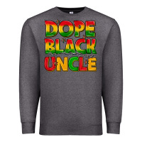 Charcoal Heather dope black uncle with stars Premium Sweatshirt - texasbilliewilder