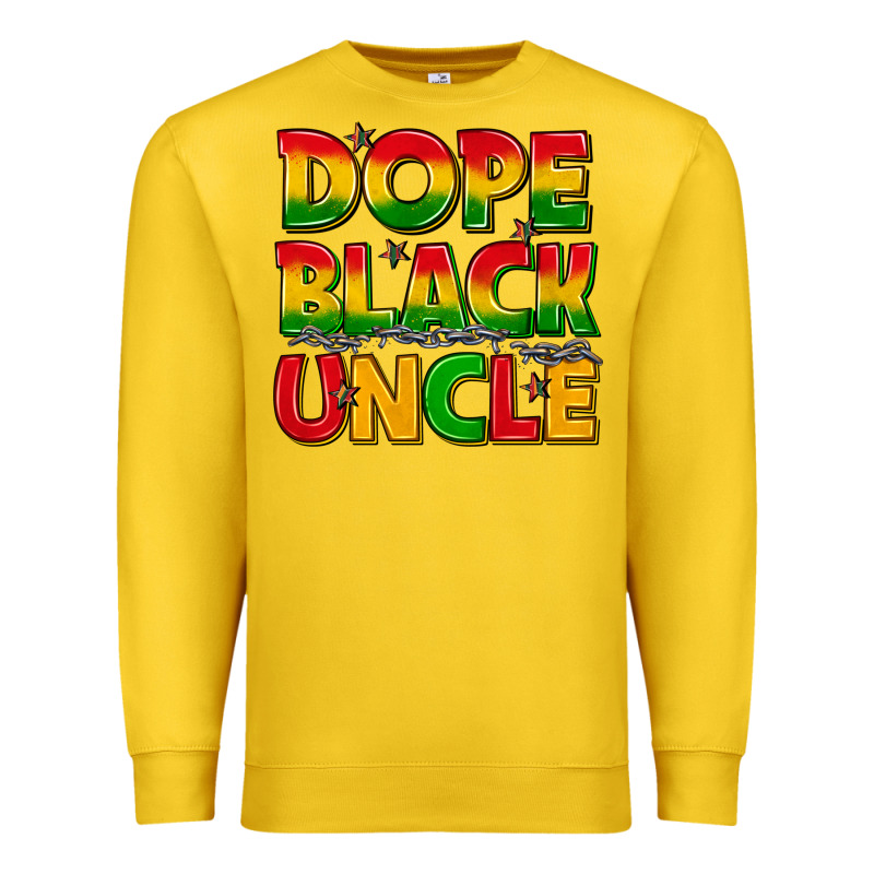 Dope Black Uncle With Stars Premium Sweatshirt by texasbilliewilder | Teevron