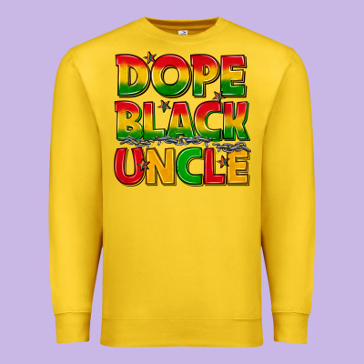 Dope Black Uncle With Stars Premium Sweatshirt Designed By Texasbilliewilder
