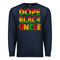 Navy dope black uncle with stars Premium Sweatshirt - texasbilliewilder
