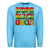 Ocean Blue dope black uncle with stars Premium Sweatshirt - texasbilliewilder