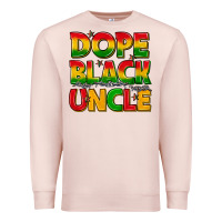 Pale Pink dope black uncle with stars Premium Sweatshirt - texasbilliewilder