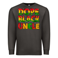 Smoke dope black uncle with stars Premium Sweatshirt - texasbilliewilder