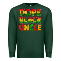 Sports Green dope black uncle with stars Premium Sweatshirt - texasbilliewilder