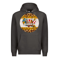 Smoke god bless america round coaster Premium Hoodie - HRA Design Shop