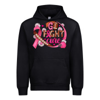Black breast cancer go fight cure football Urban Hoodie - JahusDesignShop