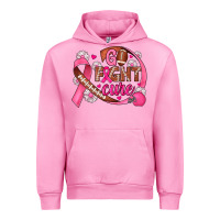 Fuchsia Pink breast cancer go fight cure football Urban Hoodie - JahusDesignShop