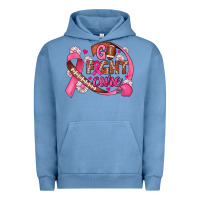 Pigment Pebble Blue breast cancer go fight cure football Urban Hoodie - JahusDesignShop