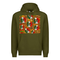 Army Green mexico sunflower tumbler Premium Hoodie - HRA Design Shop