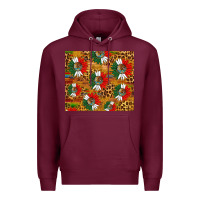 Burgundy mexico sunflower tumbler Premium Hoodie - HRA Design Shop