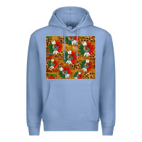 Colony Blue mexico sunflower tumbler Premium Hoodie - HRA Design Shop