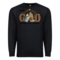 Black With God All Things Are Possible Premium Sweatshirt - RanaPortraitStore