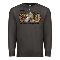 Smoke With God All Things Are Possible Premium Sweatshirt - RanaPortraitStore