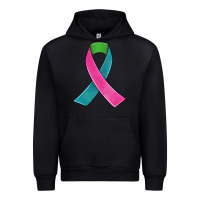 Black metastatic breast cancer ribbon Urban Hoodie - JahusDesignShop