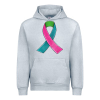 Heather Grey metastatic breast cancer ribbon Urban Hoodie - JahusDesignShop