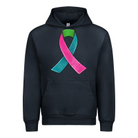 Navy metastatic breast cancer ribbon Urban Hoodie - JahusDesignShop
