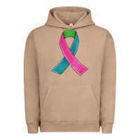 Pigment Burro metastatic breast cancer ribbon Urban Hoodie - JahusDesignShop