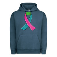 Pigment Midnight Navy metastatic breast cancer ribbon Urban Hoodie - JahusDesignShop