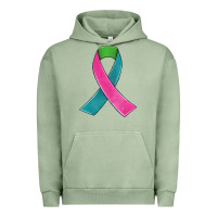 Pigment Oil Green metastatic breast cancer ribbon Urban Hoodie - JahusDesignShop