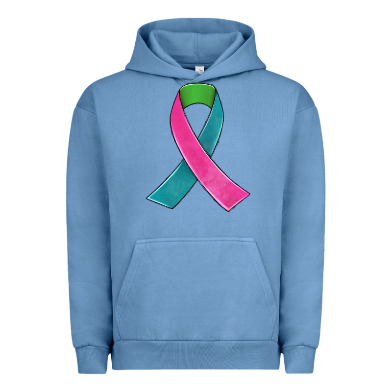 Metastatic Breast Cancer Ribbon Urban Hoodie by JahusDesignShop | Teevron