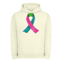 Pigment Pistachio metastatic breast cancer ribbon Urban Hoodie - JahusDesignShop