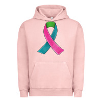 Pigment Salmon metastatic breast cancer ribbon Urban Hoodie - JahusDesignShop