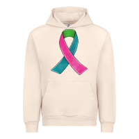 Sandshell metastatic breast cancer ribbon Urban Hoodie - JahusDesignShop