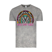 Cloud Rock race day vibes rainbow Vintage Tee - Artiststas