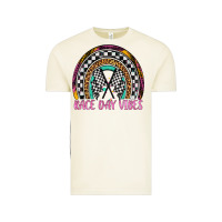 Vintage Arctic race day vibes rainbow Vintage Tee - Artiststas