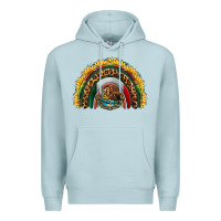 Blue Mist mexico sunflower rainbow Premium Hoodie - HRA Design Shop