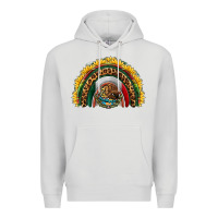 Dove Grey mexico sunflower rainbow Premium Hoodie - HRA Design Shop