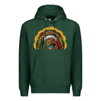 Sports Green mexico sunflower rainbow Premium Hoodie - HRA Design Shop