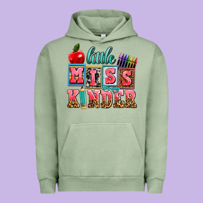 Little Miss Kinder Urban Hoodie Designed By Adodesignshop