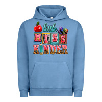 Pigment Pebble Blue little miss kinder Urban Hoodie - AdoDesignShop