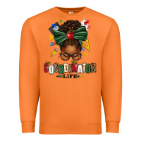 Carrot educational coordinator life afro messy bun Premium Sweatshirt - texasbilliewilder