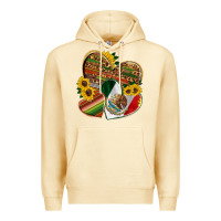 Pina Colada mexico heart and sunflower Premium Hoodie - HRA Design Shop