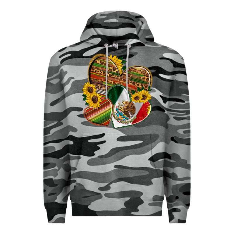 Mexico Heart And Sunflower Premium Hoodie by HRA Design Shop | Teevron