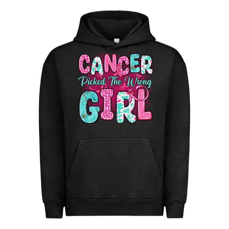 Cancer Picked The Wrong Girl Urban Hoodie by JahusDesignShop | Teevron