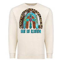 Sandshell He Is Risen Premium Sweatshirt - RanaPortraitStore