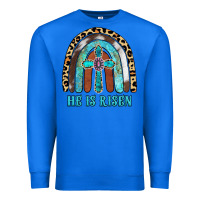 True Royal He Is Risen Premium Sweatshirt - RanaPortraitStore