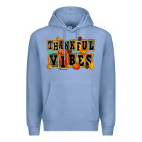 Colony Blue thankful vibes Premium Hoodie - FaDigitalArtStudio