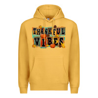 Mustard thankful vibes Premium Hoodie - FaDigitalArtStudio