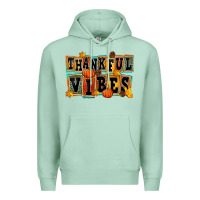 Seafoam thankful vibes Premium Hoodie - FaDigitalArtStudio