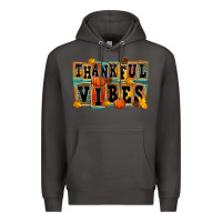 Smoke thankful vibes Premium Hoodie - FaDigitalArtStudio