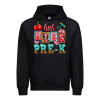 Black little miss pre k Urban Hoodie - AdoDesignShop