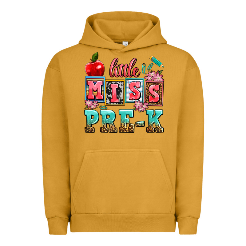 Little Miss Pre K Urban Hoodie by AdoDesignShop | Teevron