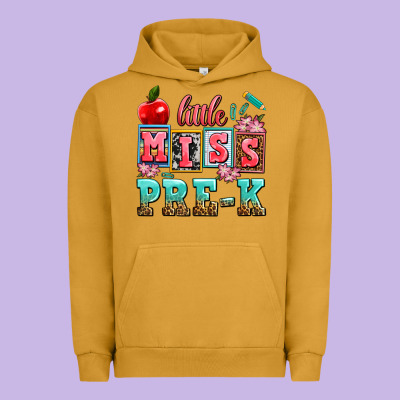Little Miss Pre K Urban Hoodie Designed By Adodesignshop