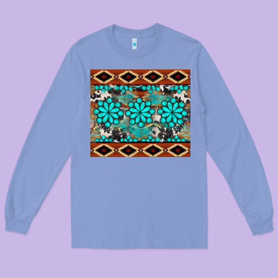 Gemstone Tumbler Long Sleeve Tee Designed By Barkaloodesign