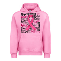 Fuchsia Pink breast cancer ribbon Urban Hoodie - JahusDesignShop
